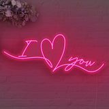 I Heart You LED Neon Sign