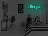 I Love You LED Neon Sign