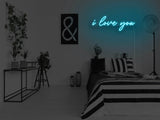 I Love You LED Neon Sign