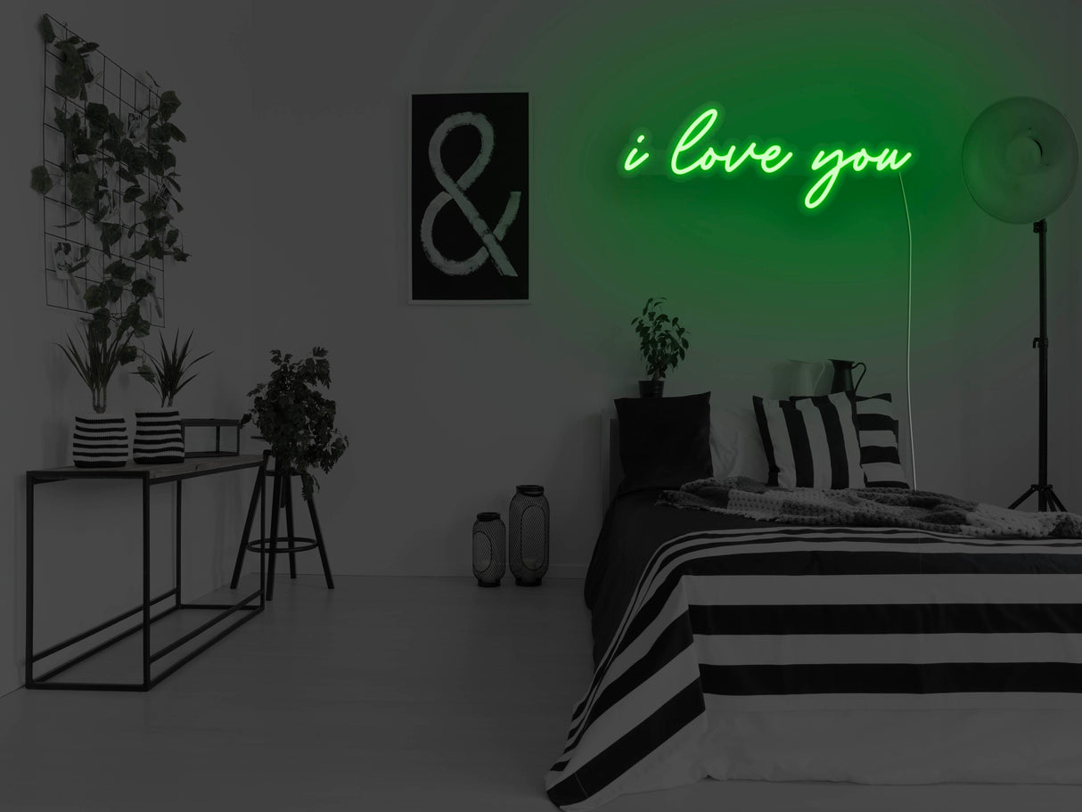 I Love You LED Neon Sign