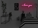 I Love You LED Neon Sign