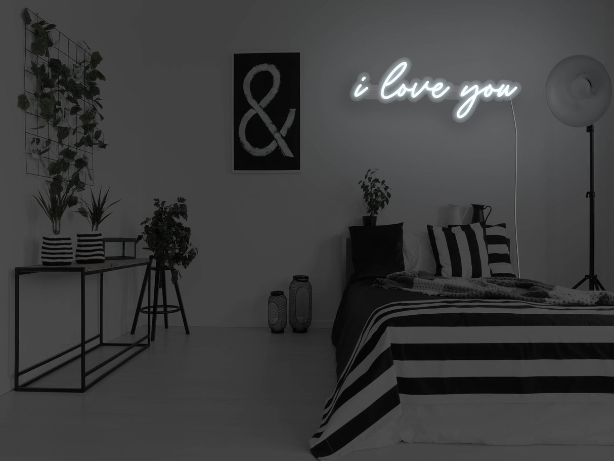 I Love You LED Neon Sign