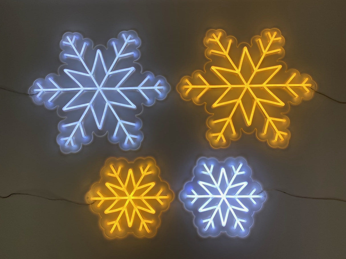 Snowflake LED Neon Sign