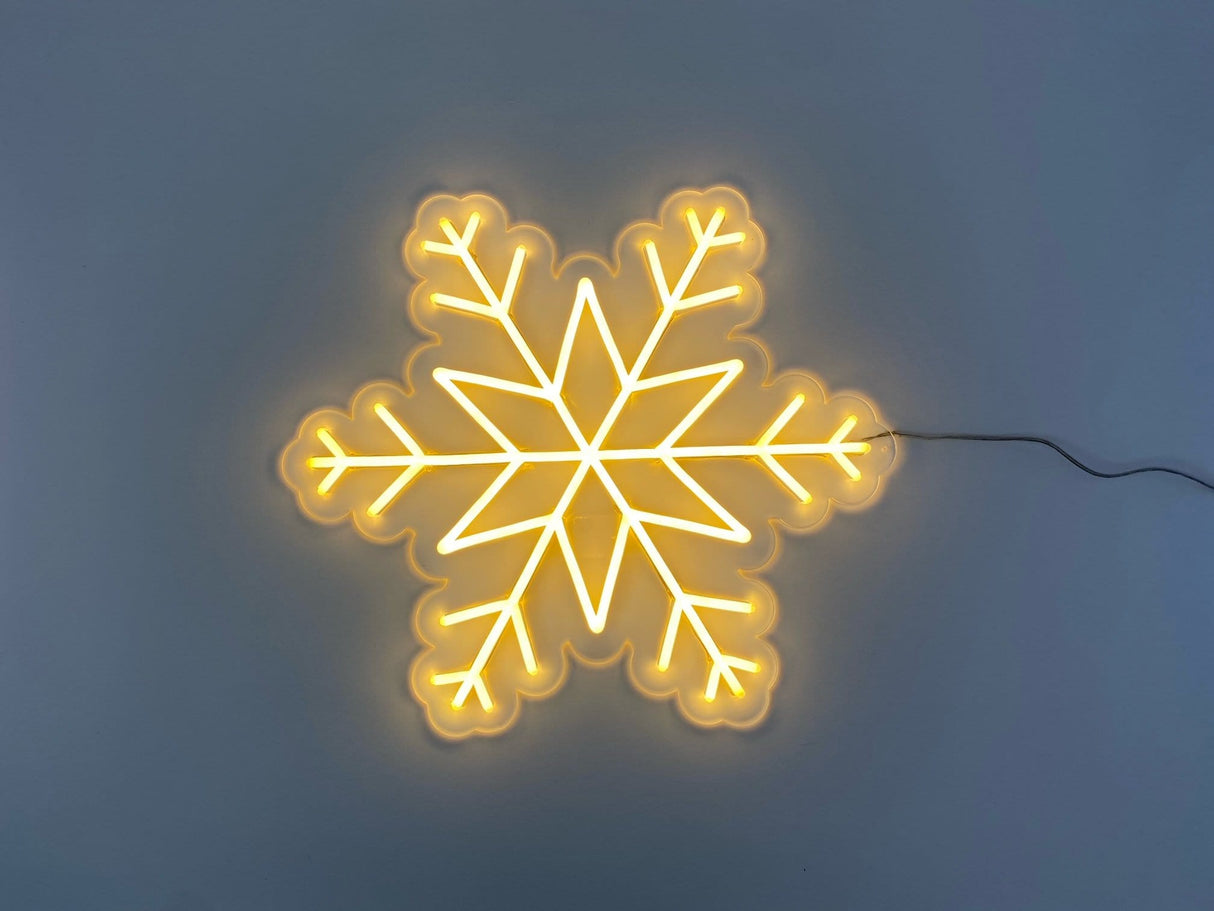 Snowflake LED Neon Sign