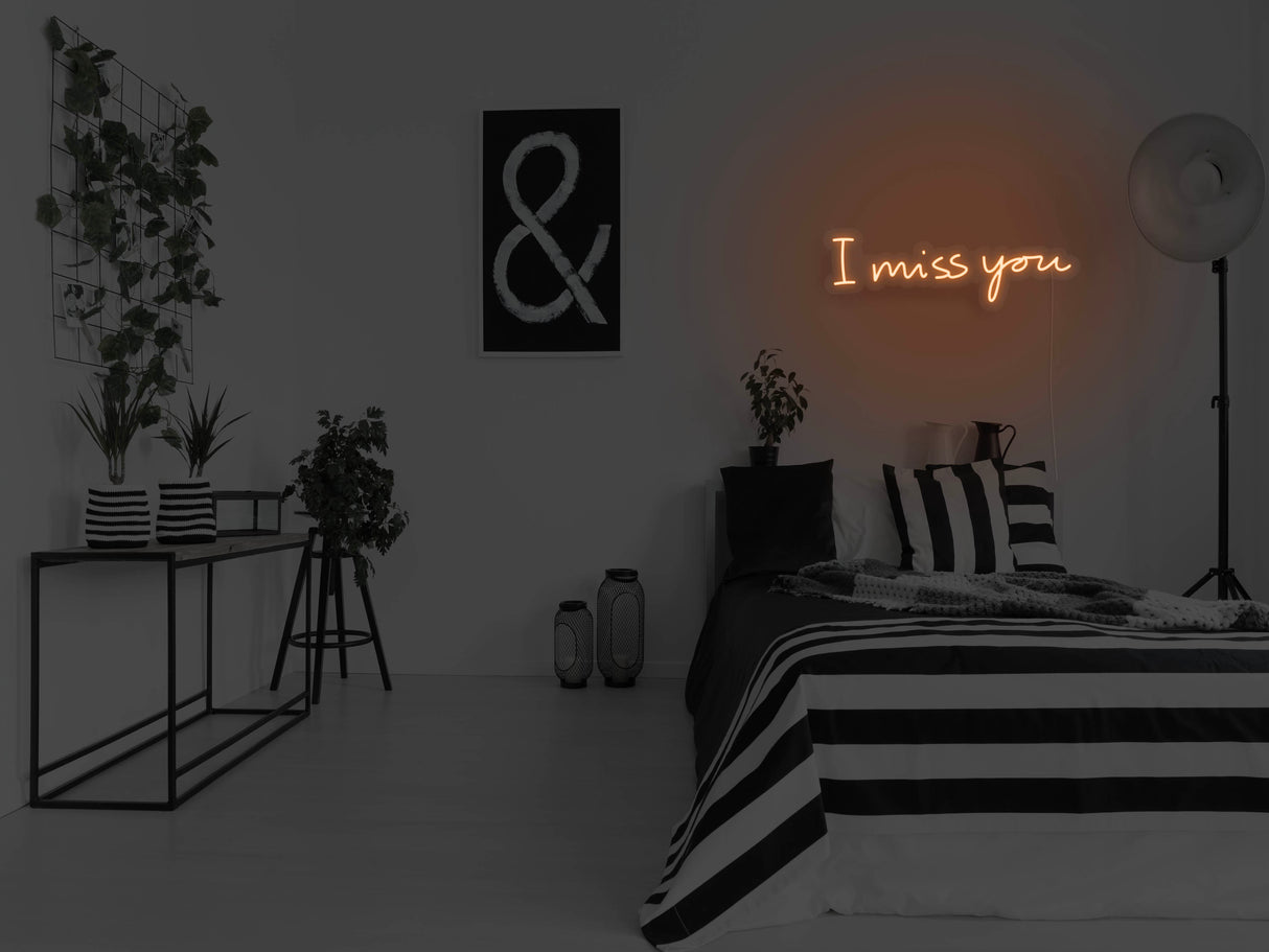 I Miss You LED Neon Sign