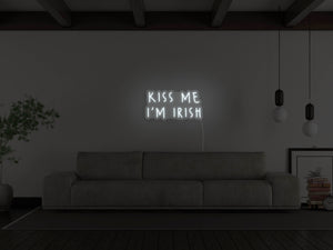 Kiss Me I'm Irish LED Neon Sign