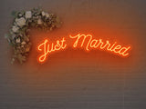 Just Married Arch LED Neon Sign