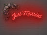 Just Married Arch LED Neon Sign