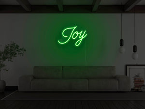 Joy LED Neon Sign