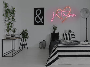Je T'aime LED Neon Sign