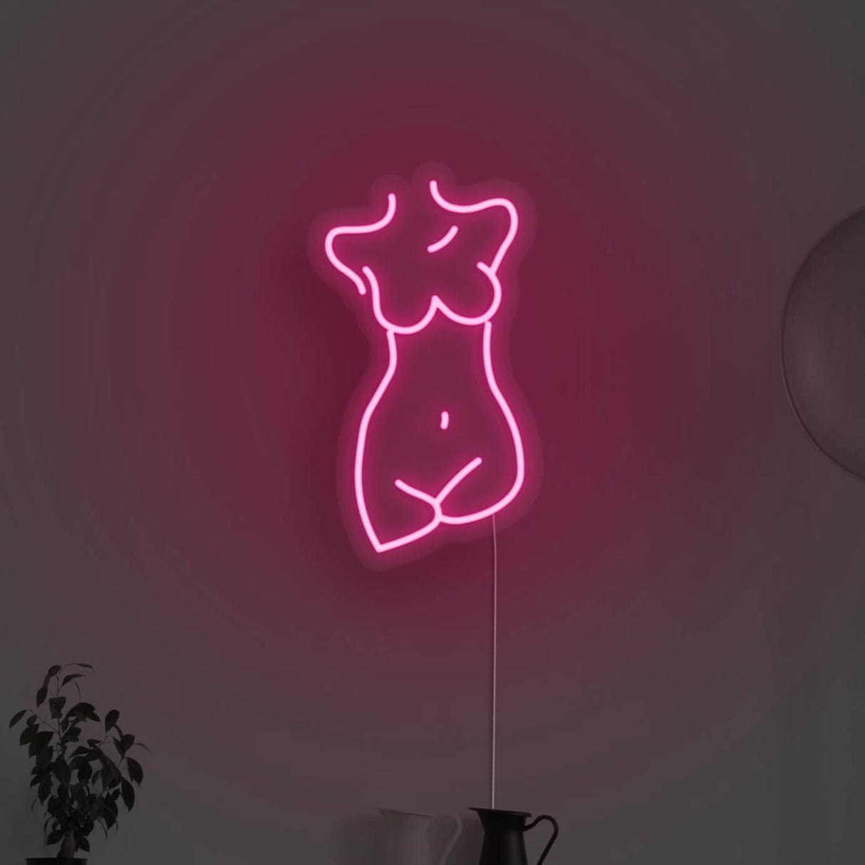 Female Sculpture LED Neon Sign