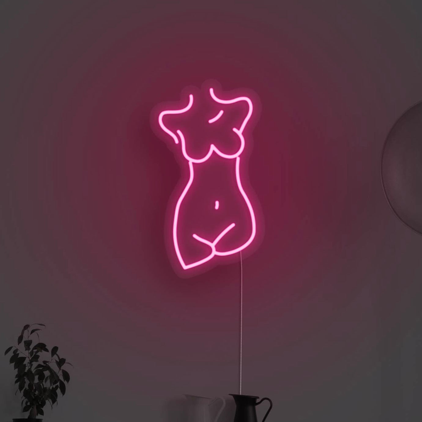 Female Sculpture LED Neon Sign