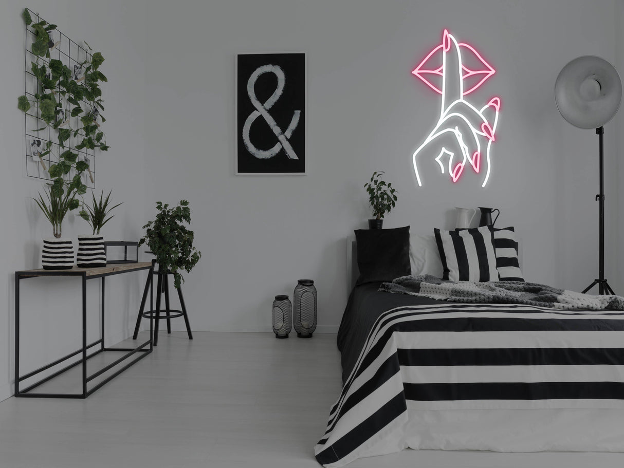 Shush LED Neon Sign