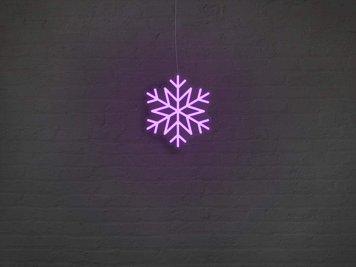 Snowflake LED Neon Sign