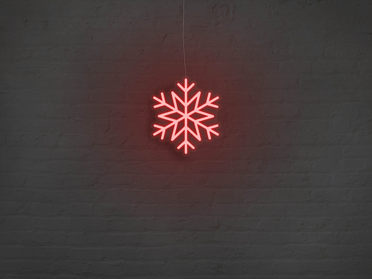 Snowflake LED Neon Sign