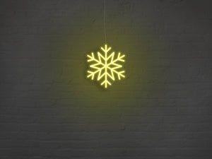 Snowflake LED Neon Sign