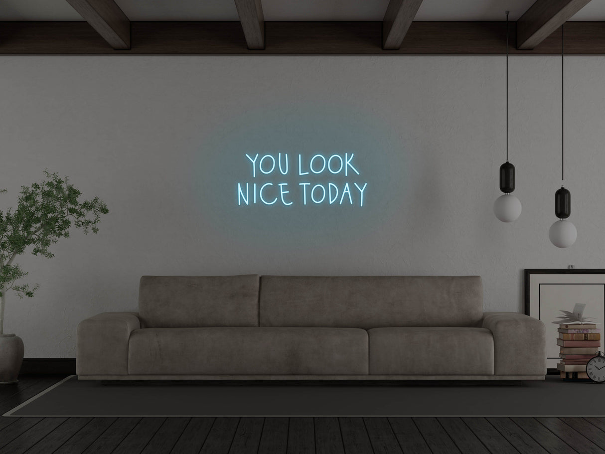 You Look Nice Today LED Neon Sign