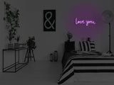 Love You LED Neon Sign