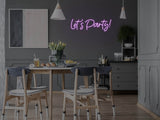 Let's Party! LED Neon Sign