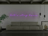 Let's Stay Home LED Neon Sign