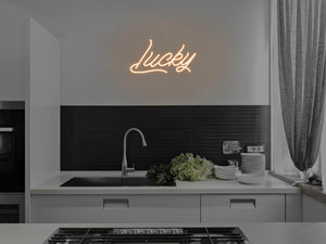 Lucky LED Neon Sign