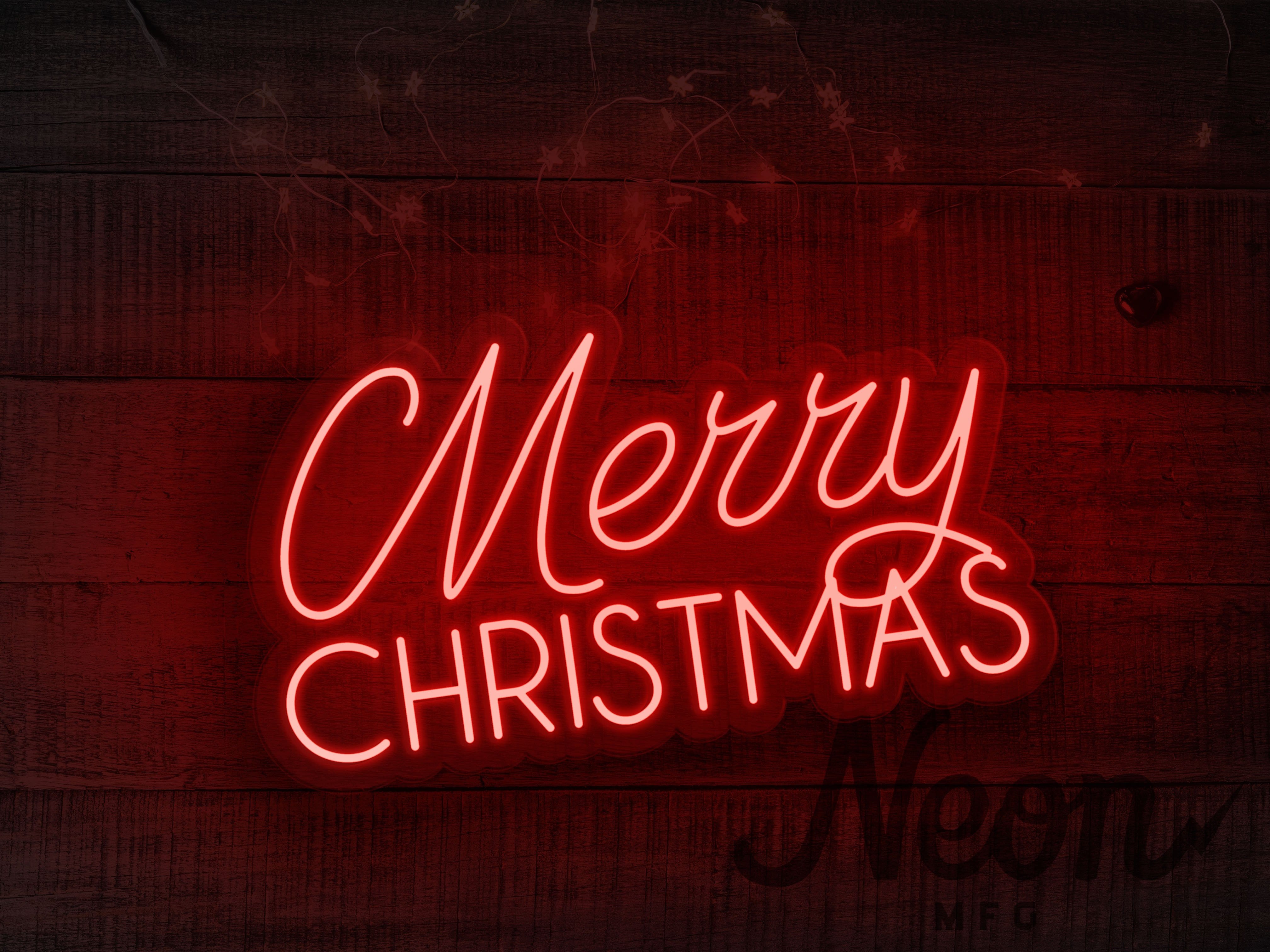 Merry Christmas LED Neon Sign – Neon Mfg.