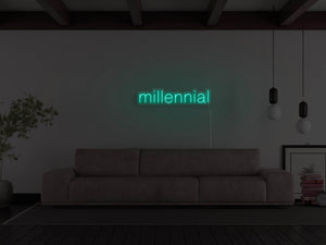 Millennial LED Neon Sign