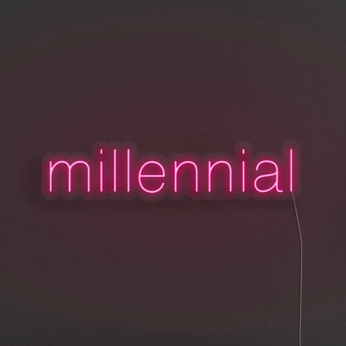 Millennial LED Neon Sign