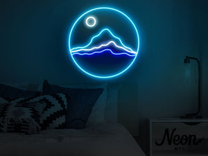 Mountains LED Neon Sign
