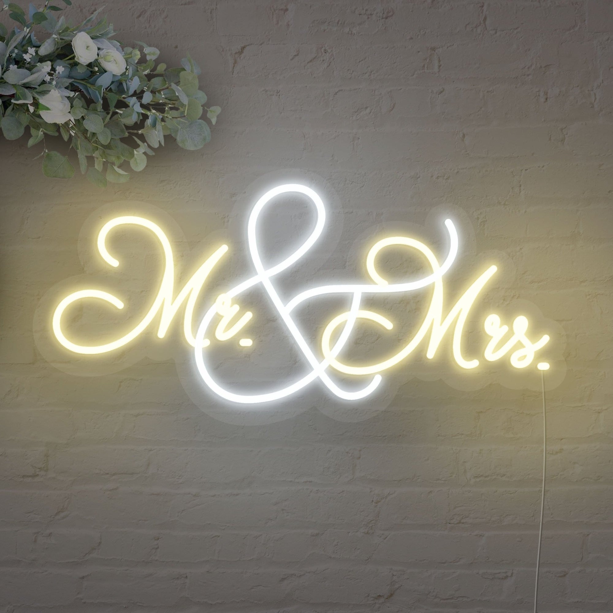 Mr. & Mrs. LED Neon Sign
