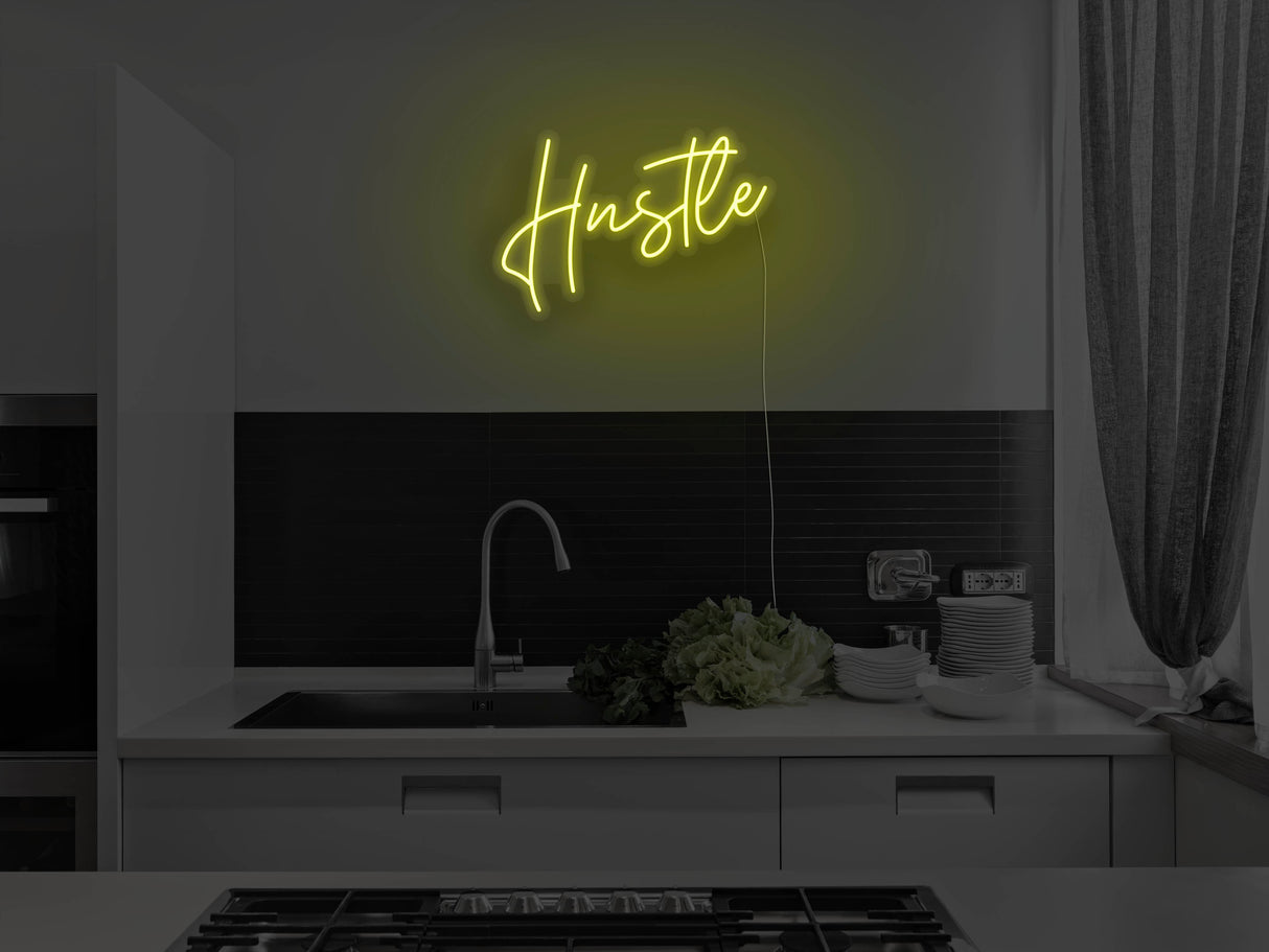 Hustle Version 2 LED Neon Sign