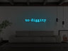 No Diggity LED Neon Sign