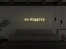 No Diggity LED Neon Sign