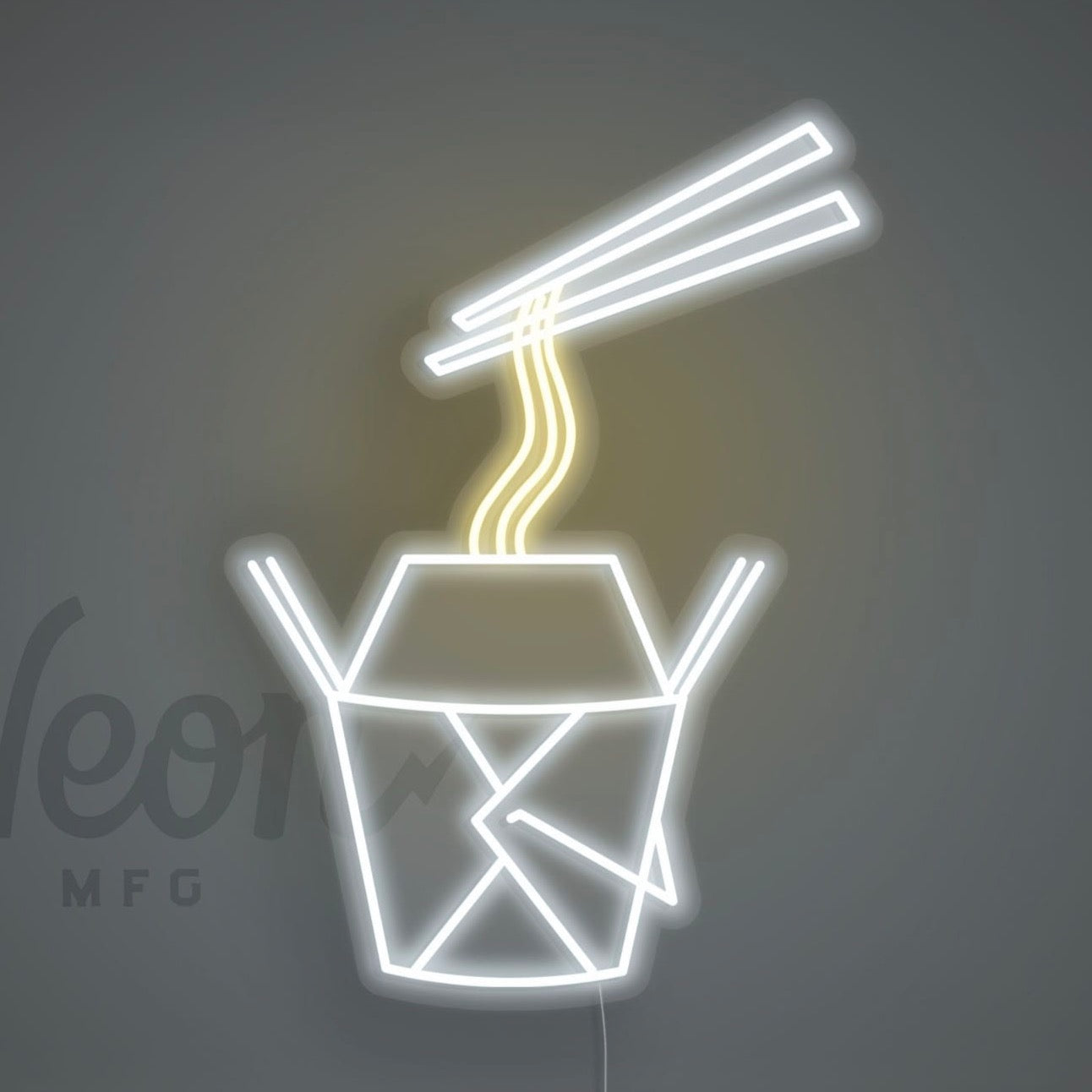 Noodle Box LED Neon Sign