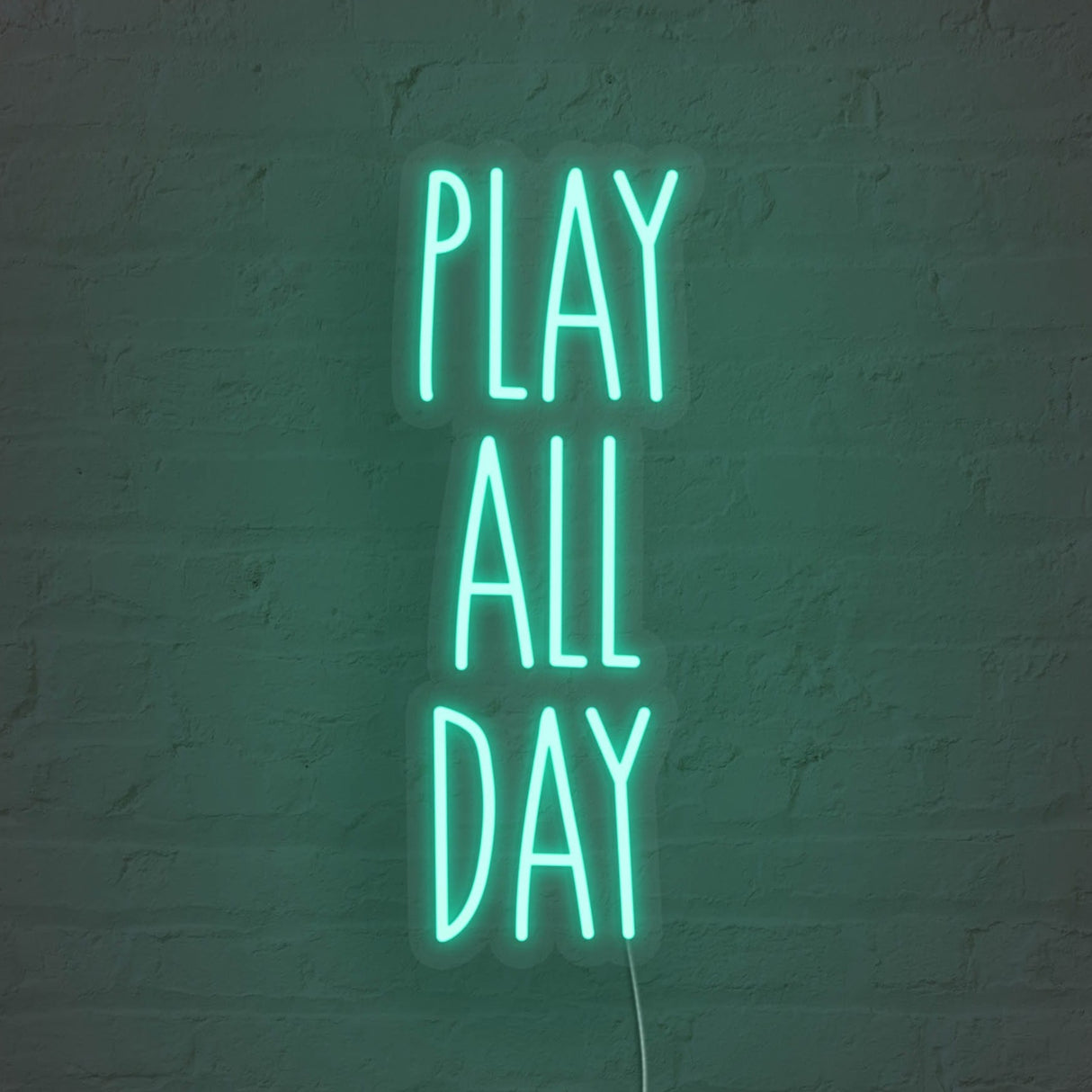 Play All Day LED Neon Sign