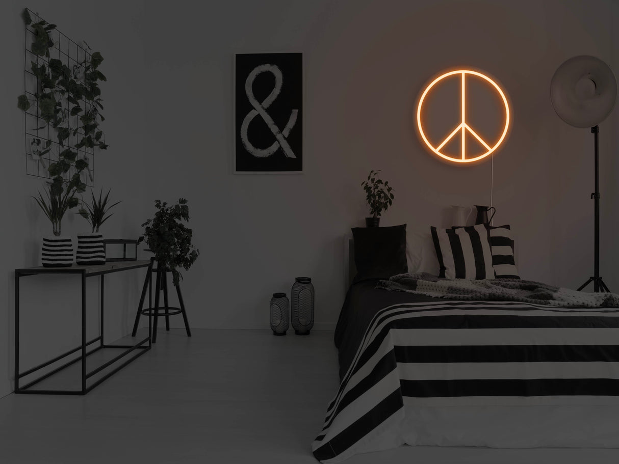 Peace LED Neon Sign