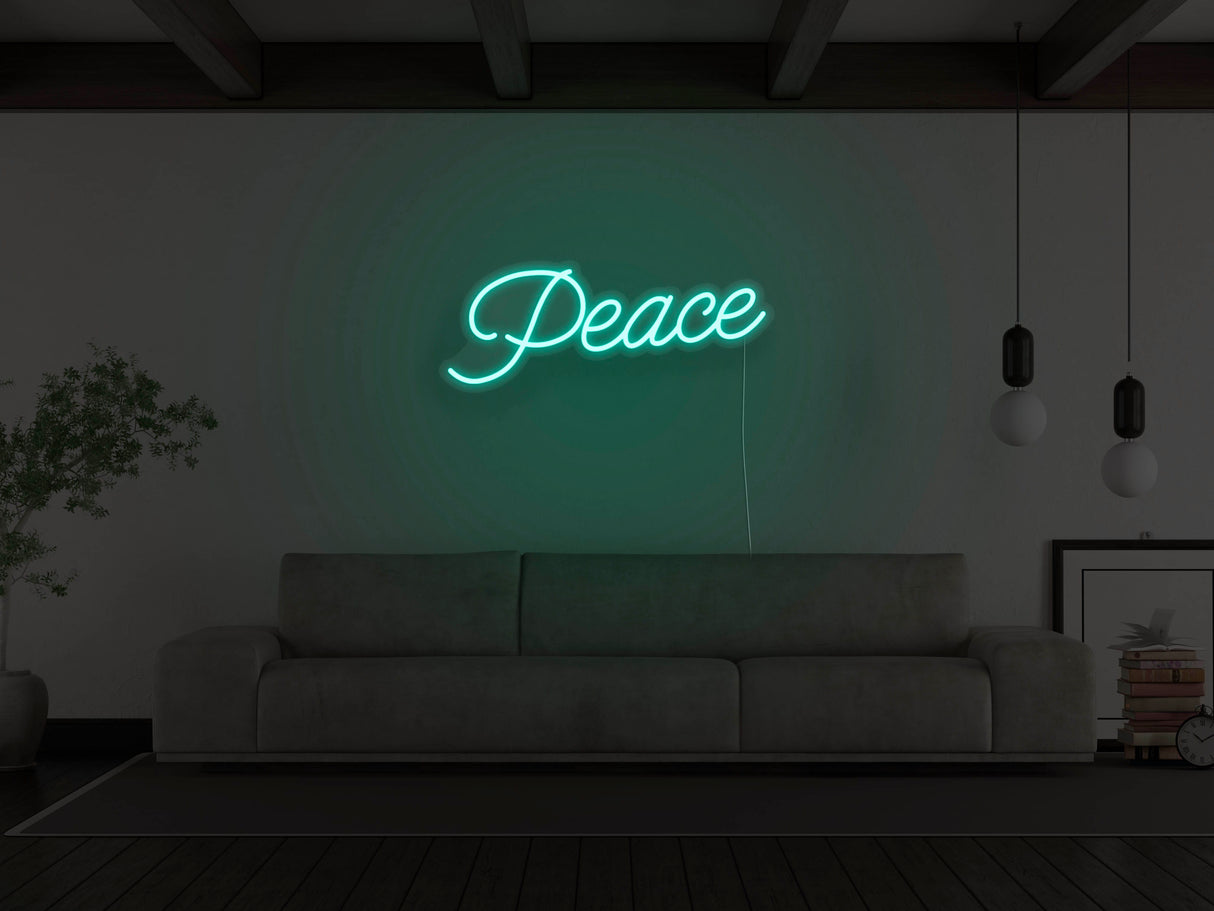 Peace LED Neon Sign