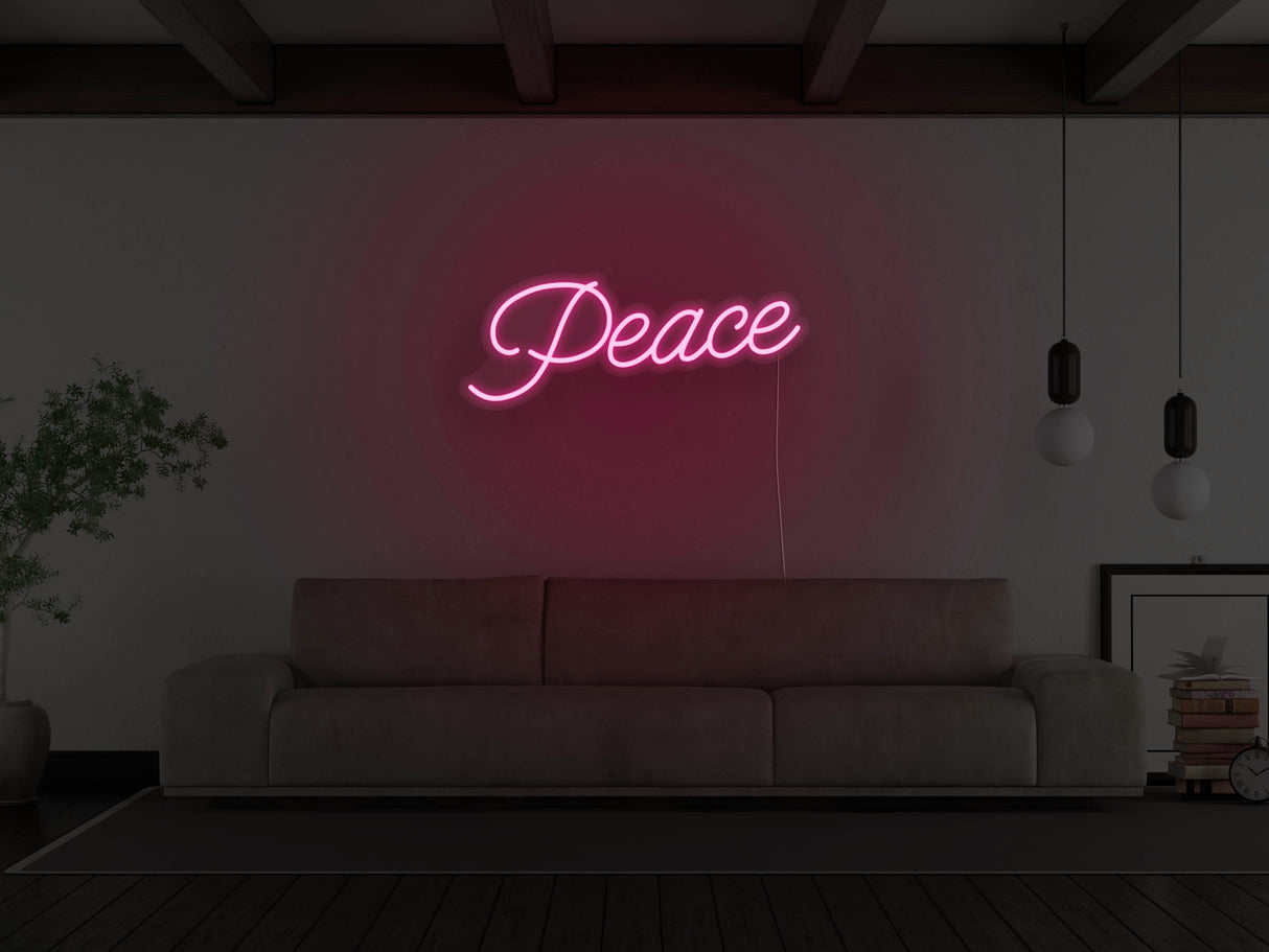 Peace LED Neon Sign