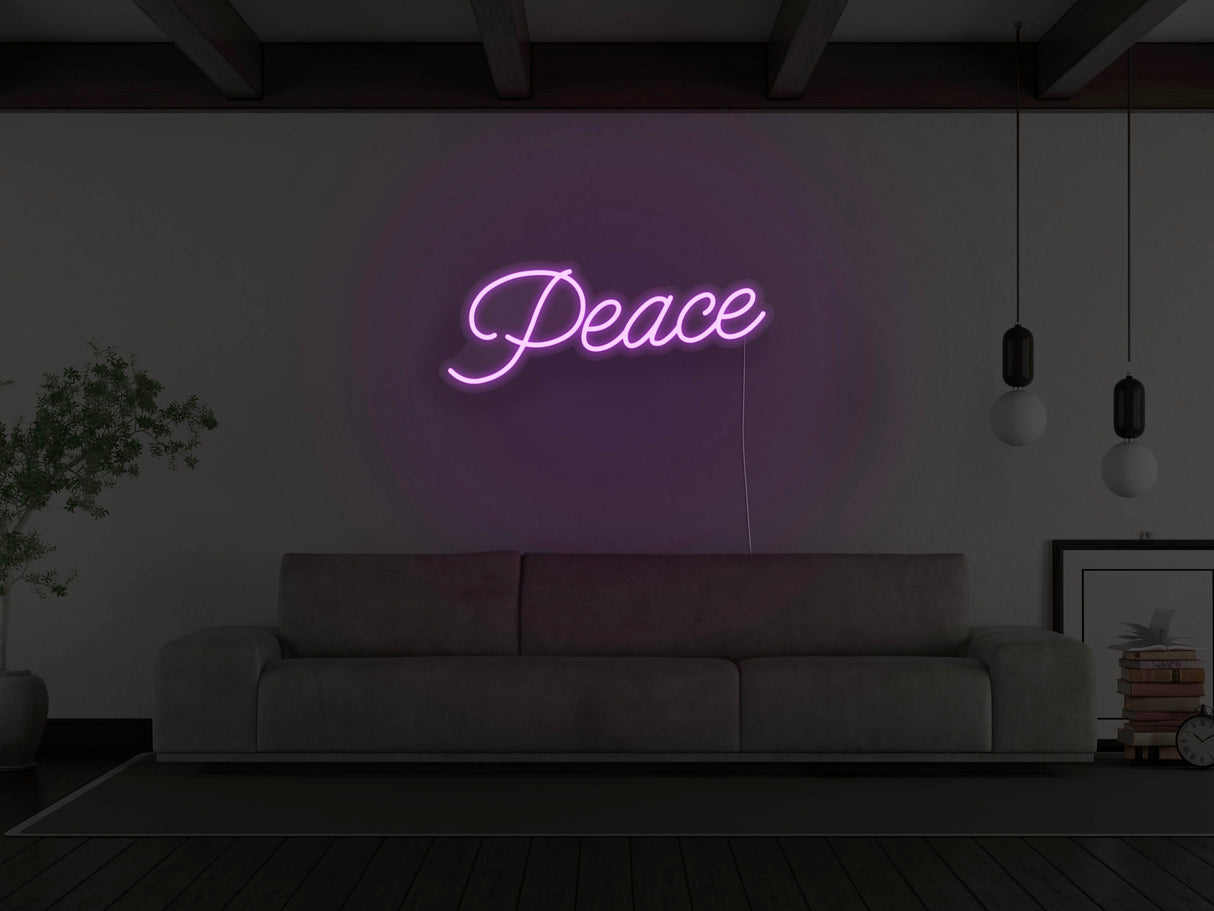 Peace LED Neon Sign