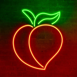 Peach LED Neon Sign