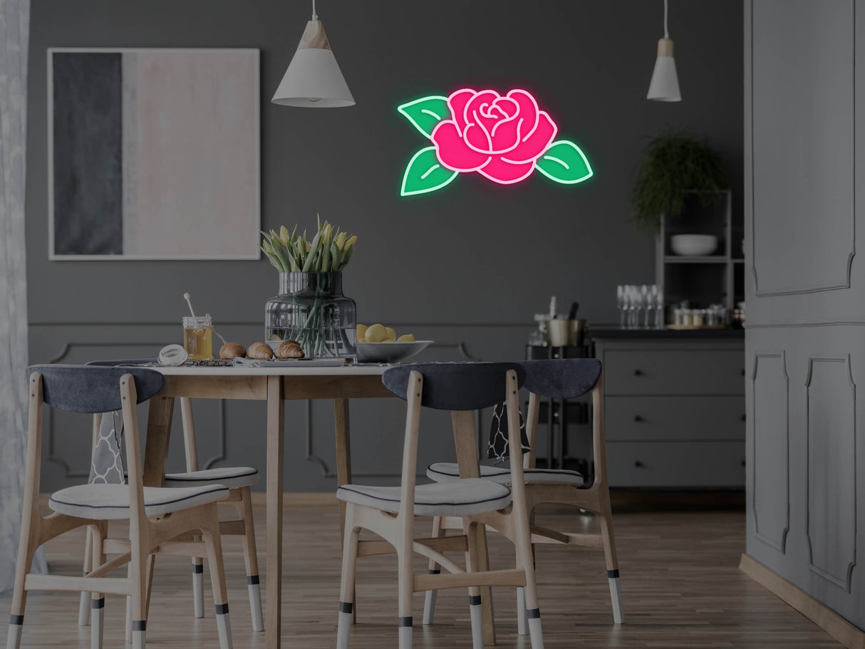 Rose LED Neon Sign