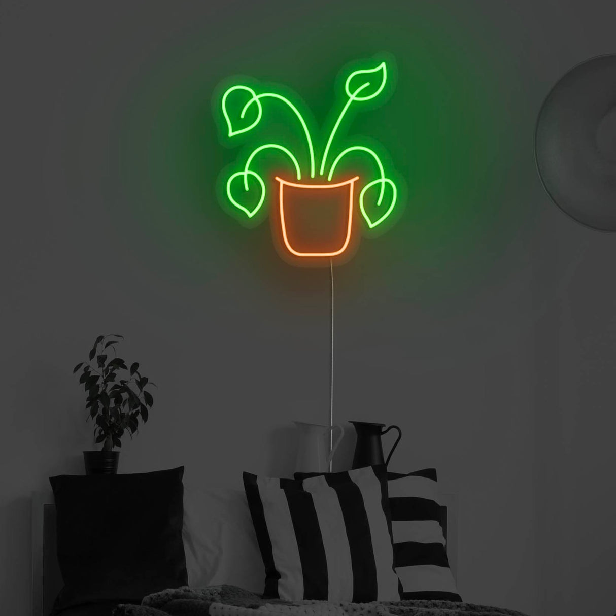 Plant LED Neon Sign