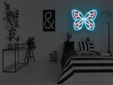 Pride Butterfly LED Neon Sign