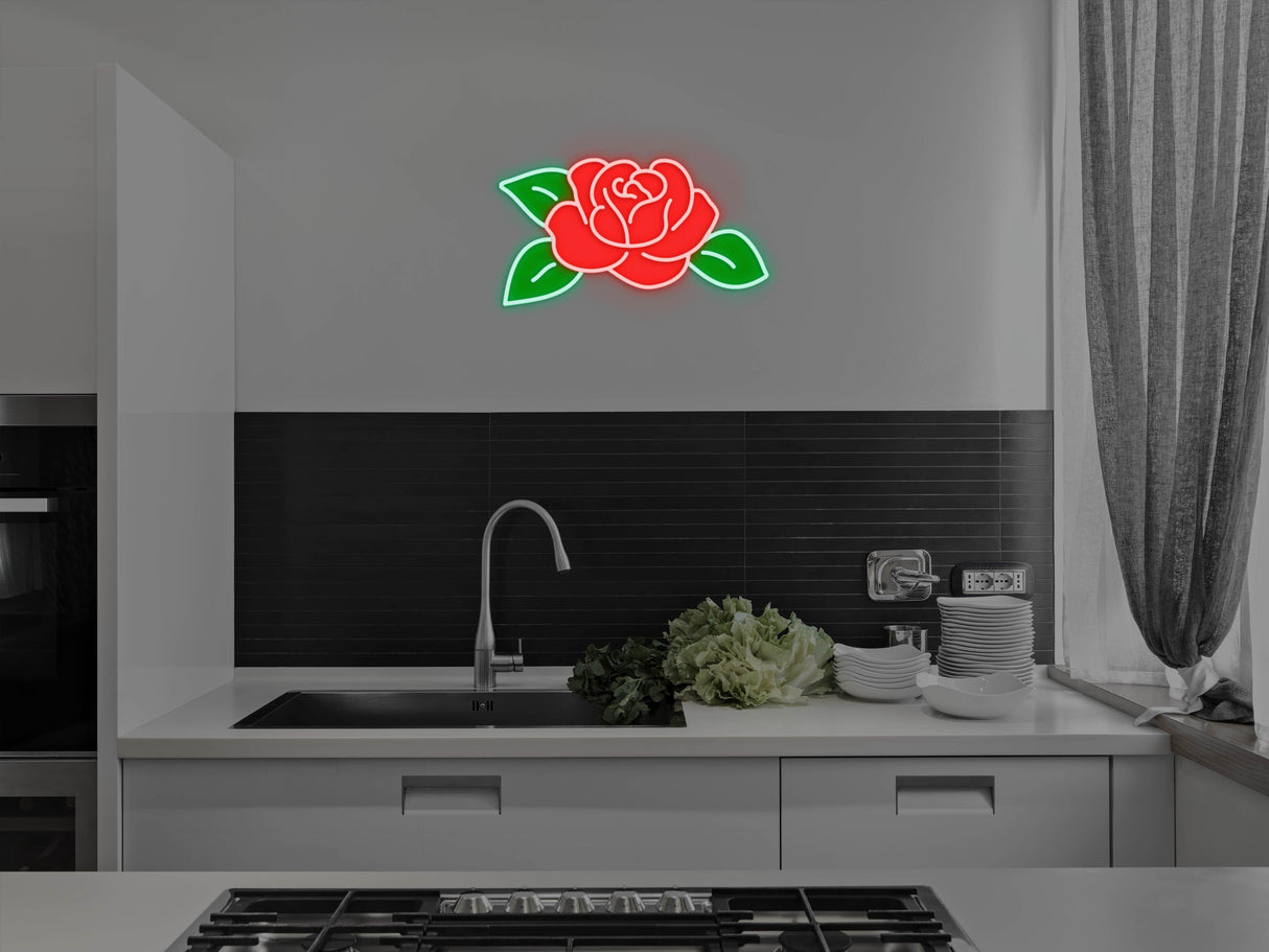 Rose LED Neon Sign