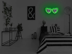 Retro Sunglasses LED Neon Sign