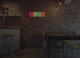 Rainbow Open LED Neon Sign