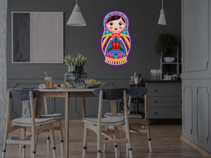 Russian Nested Doll LED Neon Sign