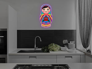 Russian Nested Doll LED Neon Sign