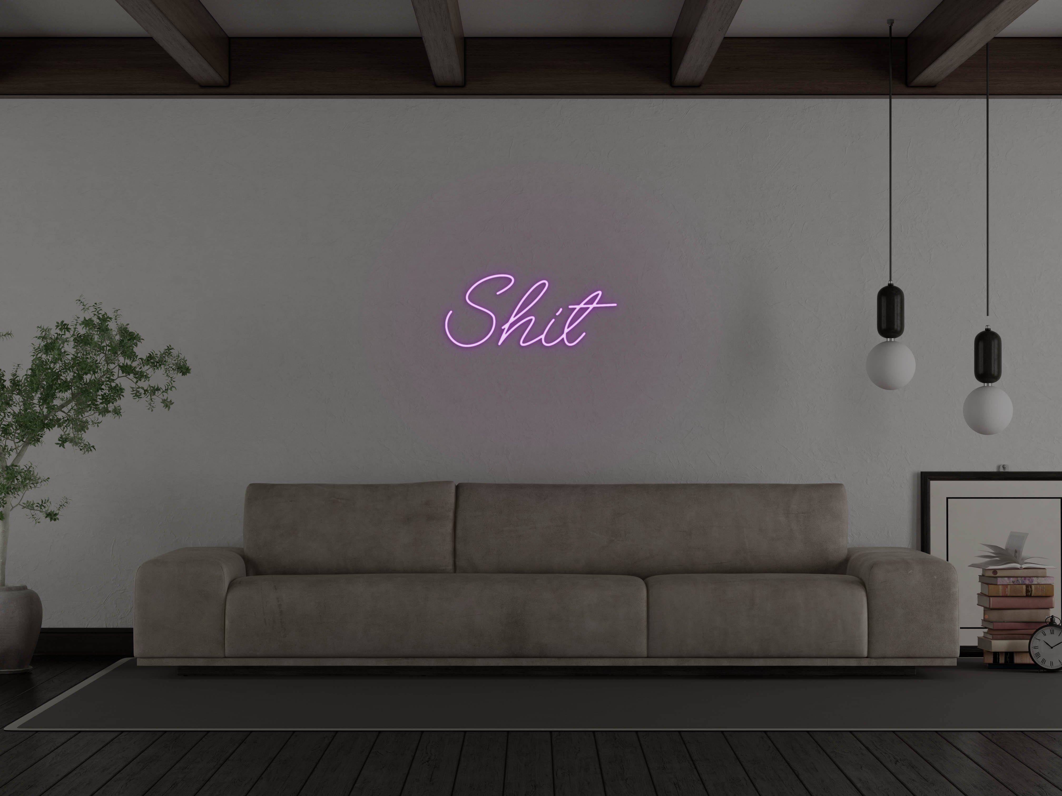 Shit LED Neon Sign - Neon Mfg.