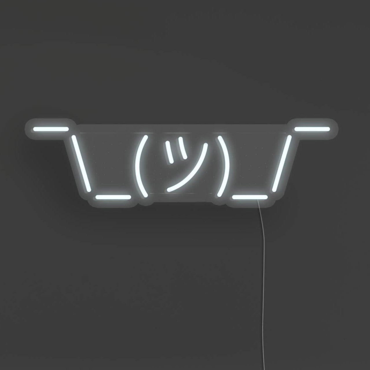 Shrug LED Neon Sign